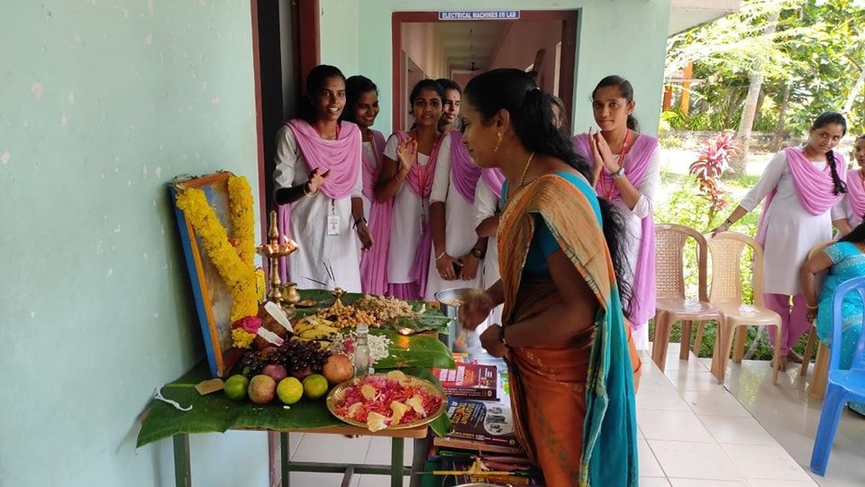 Ayudha Pooja Celebration by Department of EEE